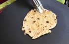 My chapati is ready to be eaten!